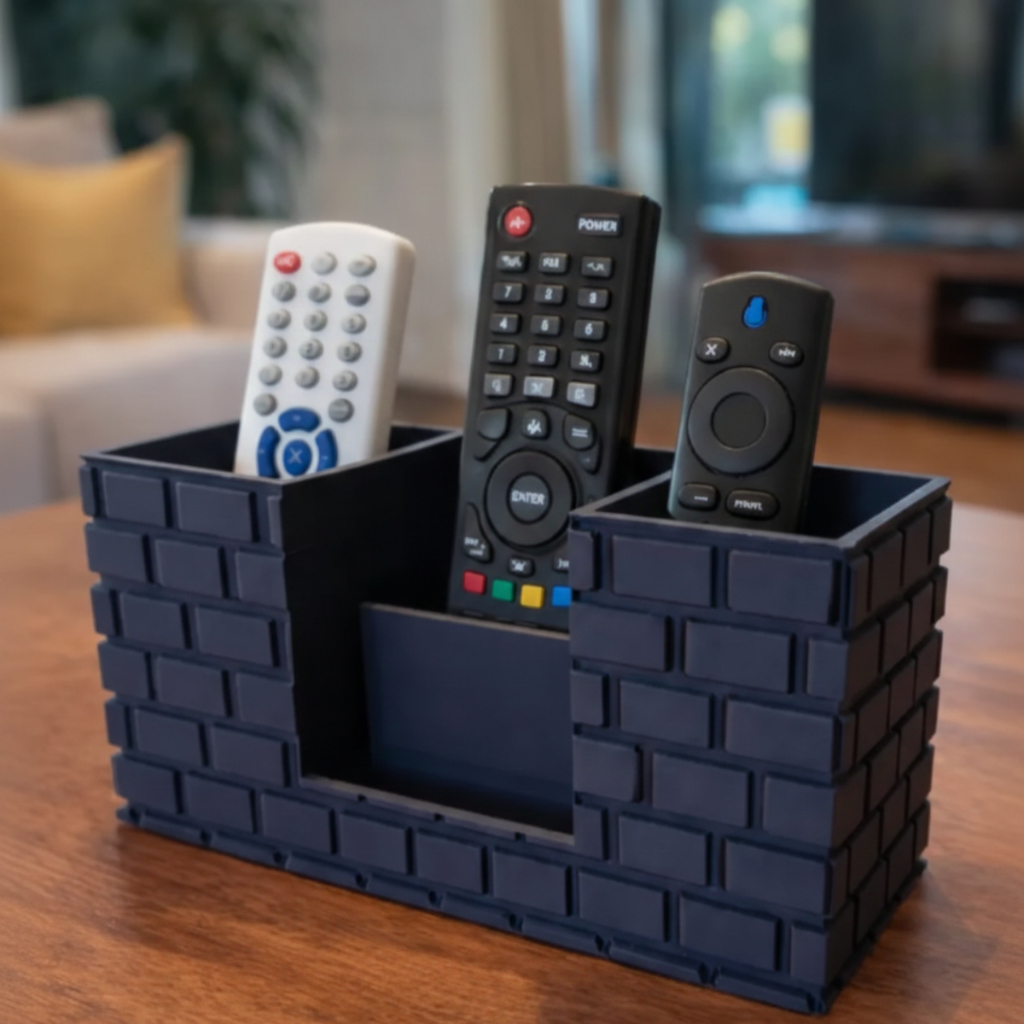Porta Controle Lapis Organizador Multiuso Escritorio Casa Plastico Preto 3D Porta Controle Lapis Organizador Multiuso Escritorio Casa Plastico Preto 3D - Oferta na Shopee