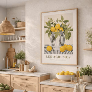 Quadro Decorativo Cozinha Limão Limonada Italiano - Oferta na Shopee
