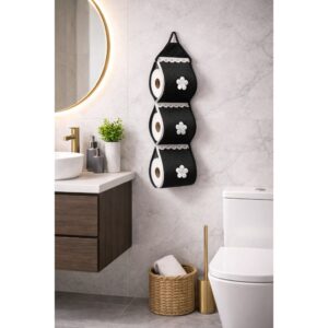 Porta Papel Higiênico  3 Rolos Matelado Ultrassônico 70 cm x 16 cm - Oferta na Shopee