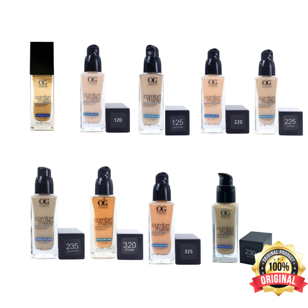 Base Outdoor Girl OG Confort Matte – 30ml Escolha Seu Tom Base Outdoor Girl OG Confort Matte – 30ml Escolha Seu Tom