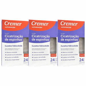 KIT 3 Curativo Adesivo Hidrocoloide Acnes e Espinhas Cremer - Oferta na Shopee