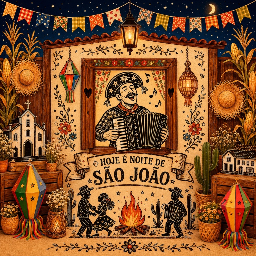 Painel Fundo Fotográfico FESTA JUNINA São João 1,60 ( L ) X 2,20 ( A ) Painel Fundo Fotográfico FESTA JUNINA São João 1