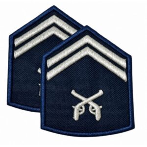 Patch Divisa "cabo" ( Duas peças bordadas com termocolante ) - Oferta na Shopee