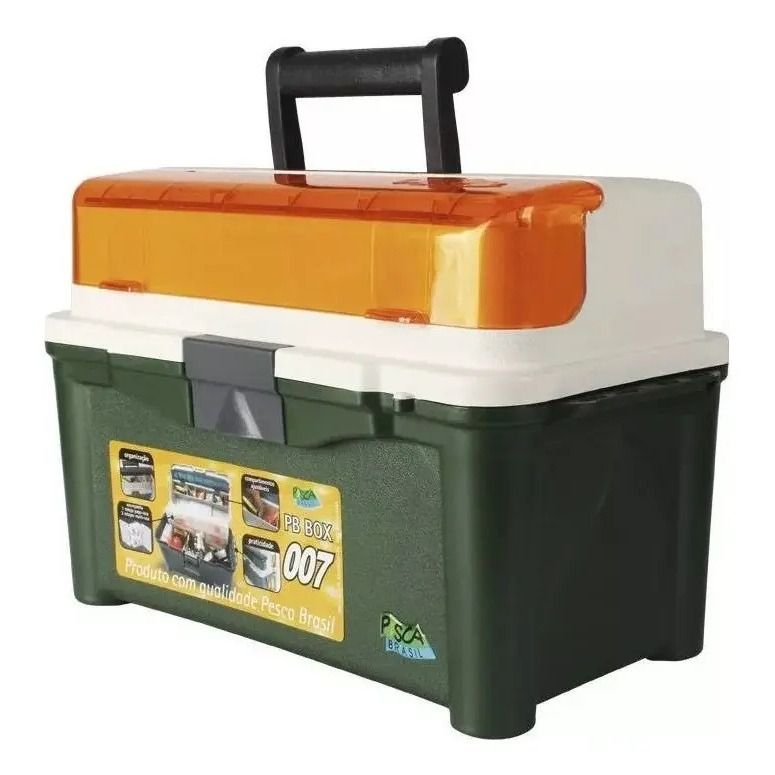 Maleta Caixa De Pesca PB Box 007 33L Litros Organizadora Plástico Resistente Pesca Brasil Premium Maleta Caixa De Pesca PB Box 007 33L Litros Organizadora Plástico Resistente Pesca Brasil Premium - Oferta na Shopee