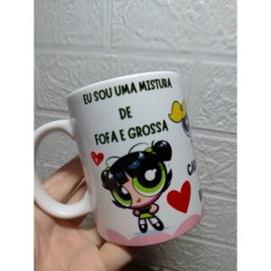 caneca personalizada poderosas estampa em sublimação - Oferta na Shopee