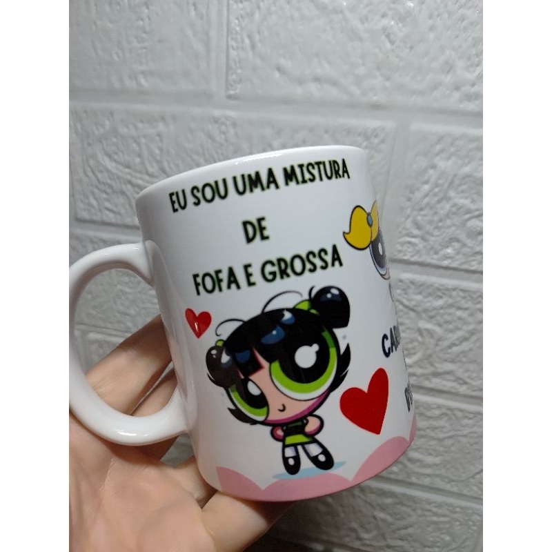 caneca personalizada poderosas estampa em sublimação caneca personalizada poderosas estampa em sublimação - Oferta na Shopee
