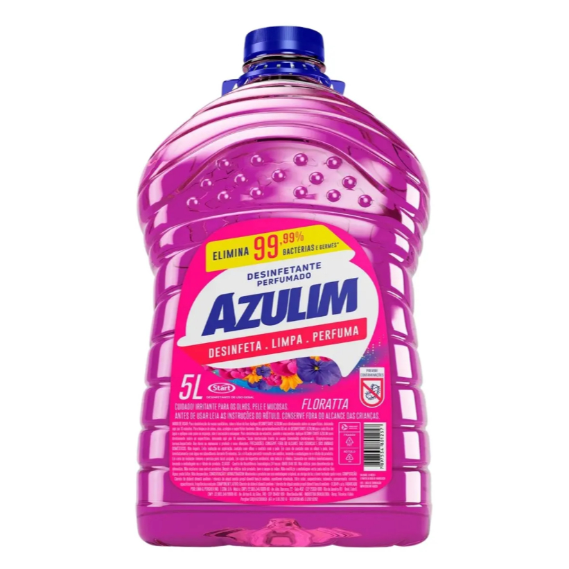 Desinfetante Perfumado Start 5L Fragrância Florata e Mariner Azulim Desinfetante Perfumado Start 5L Fragrância Florata e Mariner Azulim - Oferta na Shopee