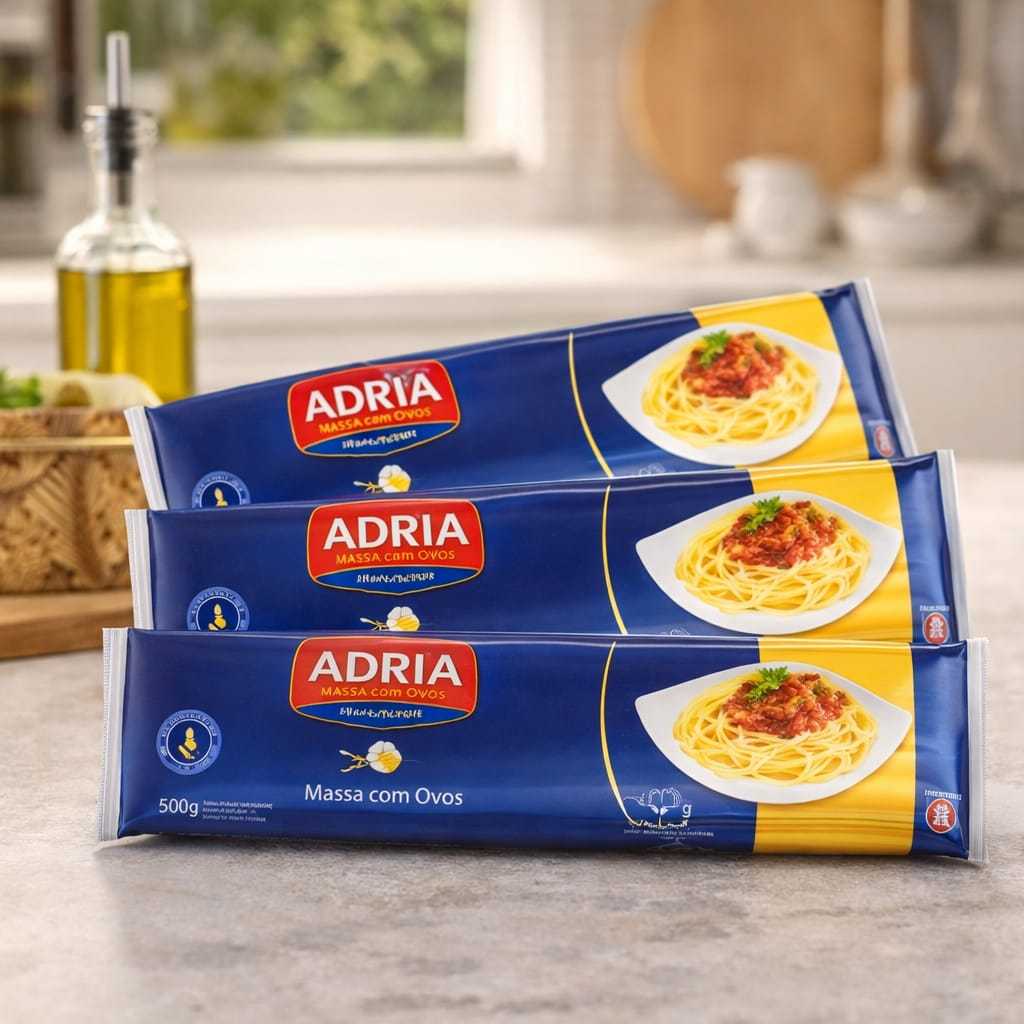 Macarrão Adria Espaguete com Ovos 500g Kit 3 Unidades Massa tradicional Macarrão Adria Espaguete com Ovos 500g Kit 3 Unidades Massa tradicional - Oferta na Shopee