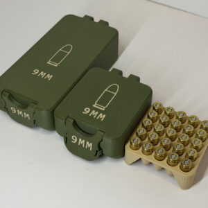 Caixa Estojo Munição 9mm - Caixa Protetora Porta Munição - Oferta na Shopee