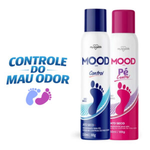 Desodorante Pés Spray Mood Care Control 150ml Uso Dia Jato Seco Ação Prolongada Anti Odor - Oferta na Shopee