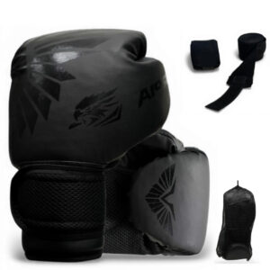 Kit Luva de Boxe Harpia/ Muay Thai + Bandagem Profissional - Oferta na Shopee