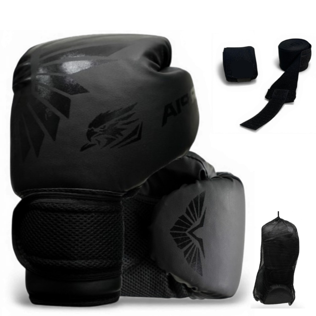 Kit Luva de Boxe Harpia/ Muay Thai + Bandagem Profissional Kit Luva de Boxe Harpia/ Muay Thai + Bandagem Profissional