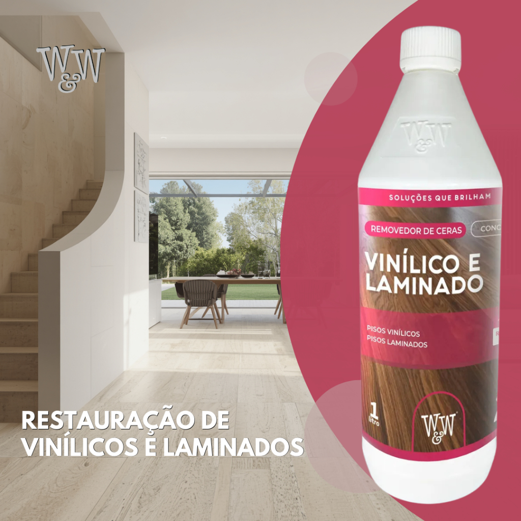 W&w Removedor De Ceras Concentrado Vinílicos E Laminados 1l W&w Removedor De Ceras Concentrado Vinílicos E Laminados 1l - Oferta na Shopee
