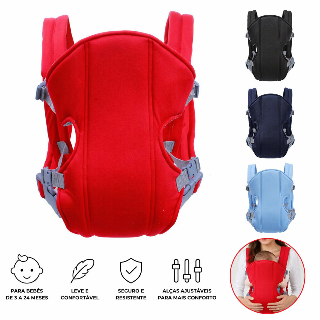 Canguru Carregador de Bebê Ergonômico Confortável Ajustável Para Recém Nascido Canguru Carregador de Bebê Ergonômico Confortável Ajustável Para Recém Nascido