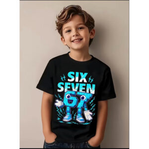Camisa Camiseta Infantil Meninos SIX Seven 6 7 Algodão Envio Imediato - Oferta na Shopee