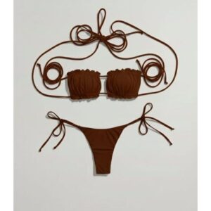 Biquíni Cortininha Com Bojo Tomara Caia - Oferta na Shopee