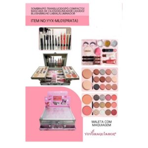 Maleta De Maquiagem Completa - YOYO MAQUIAMOR  YYX-ML01 - Oferta na Shopee