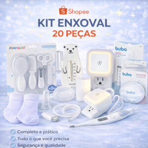 Kit Higiene Bebê 20 Peças Completo | Enxoval Recém-Nascido - Oferta na Shopee