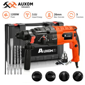 1200W Martelete Rompedor de Impacto Profissional 4em1 com Maleta e Acessórios-110v/220v - Oferta na Shopee