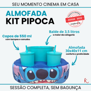 Almofada Porta Pipoca + Balde 3