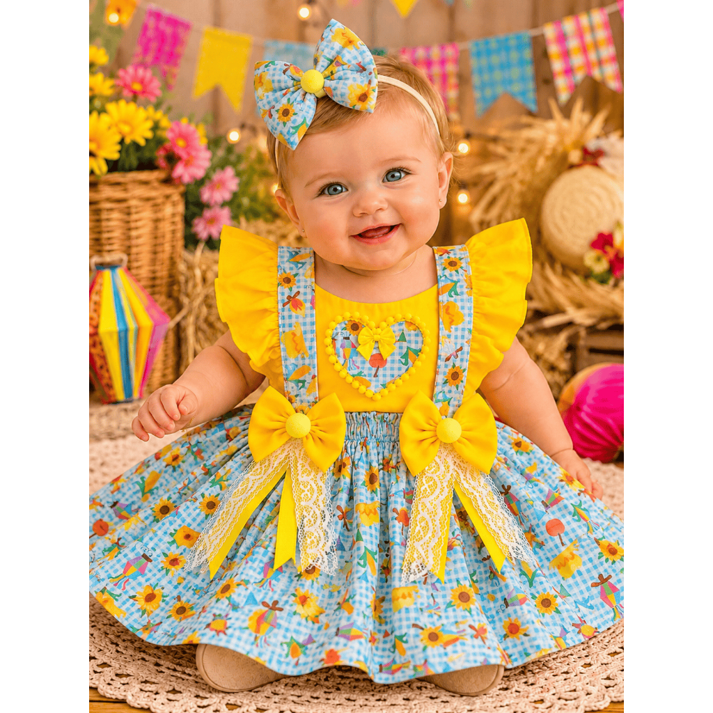 Romper Jardineira Saia Bebê Festa Junina Menina Caipira São João Xadrez Quadrilha Arraia Country Romper Jardineira Saia Bebê Festa Junina Menina Caipira São João Xadrez Quadrilha Arraia Country - Oferta na Shopee