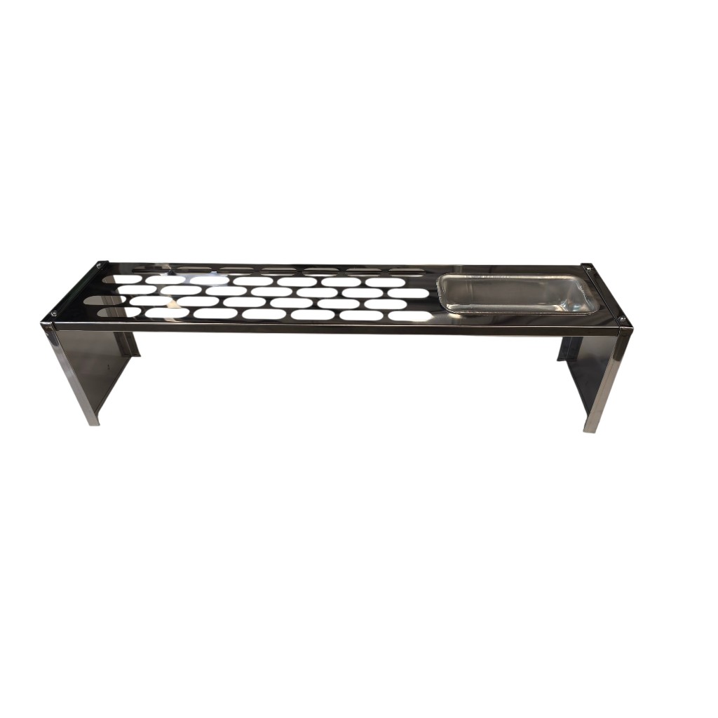 GRELHA PARA DESCANSADOR DE HAMBURGUER E CIA INOX 80 CM COM FORMA GRELHA PARA DESCANSADOR DE HAMBURGUER E CIA INOX 80 CM COM FORMA