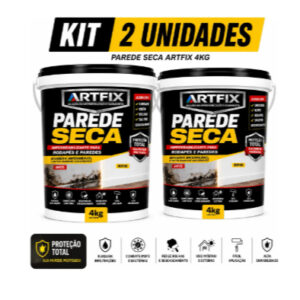 Rodapé Parede Seca Artfix Anti Umidade E Mofo 2 Unidade - Oferta na Shopee