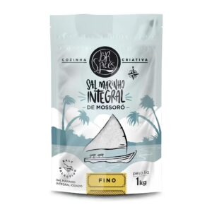 Sal Marinho BR Spices Integral De Mossoró Fino - 1kg - Oferta na Shopee