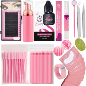 Kit Completo Iniciante Para Extensão e Alongamento De Cílios Iniciante Lash - Oferta na Shopee