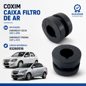 Coxim Caixa Filtro De Ar | Celta E Prisma 93260516 - Oferta na Shopee