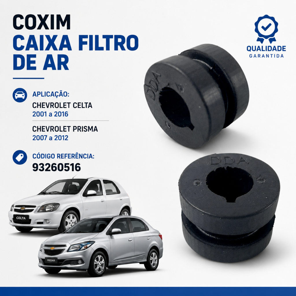 Coxim Caixa Filtro De Ar | Celta E Prisma 93260516 Coxim Caixa Filtro De Ar | Celta E Prisma 93260516 - Oferta na Shopee