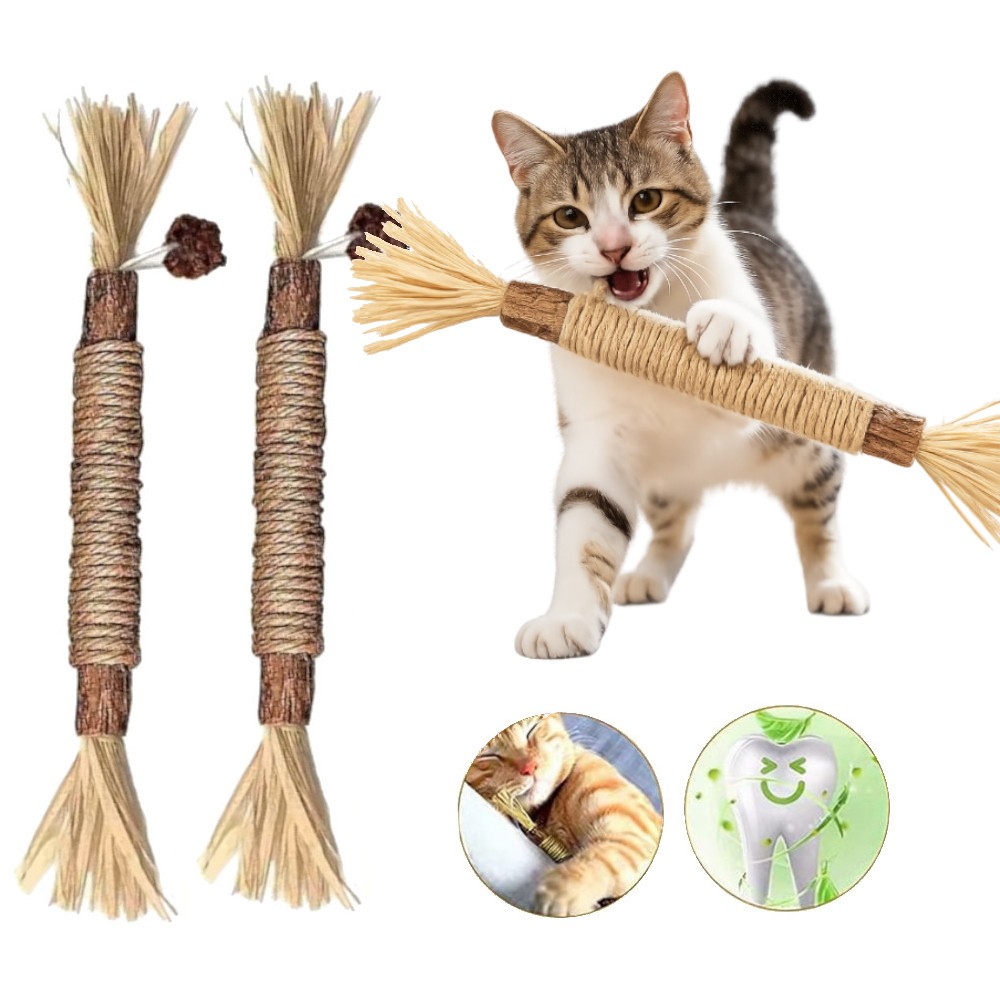 Brinquedo Gato Mordedor 2 Unidades Bastão Natural Catnip Matatabi Brinquedo Gato Mordedor 2 Unidades Bastão Natural Catnip Matatabi - Oferta na Shopee