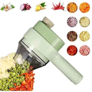 Cortador Triturador Multifuncional Elétrico Sem Fio Recarregável 4 Em 1 Para Legumes Vegetais Carnes - Oferta na Shopee