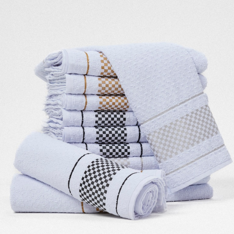 Kit 10 Panos Felpudo Premium de Prato Jacquard Premium Atoalhado Qualidade Kit 10 Panos Felpudo Premium de Prato Jacquard Premium Atoalhado Qualidade - Oferta na Shopee