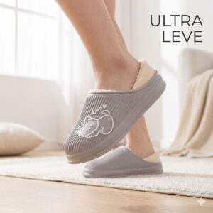 Pantufa Tipo Croc.s Forrada Inverno Unissex Leve Antiderrapante | Conforto Macio Para Casa Masculino Feminino - Oferta na Shopee