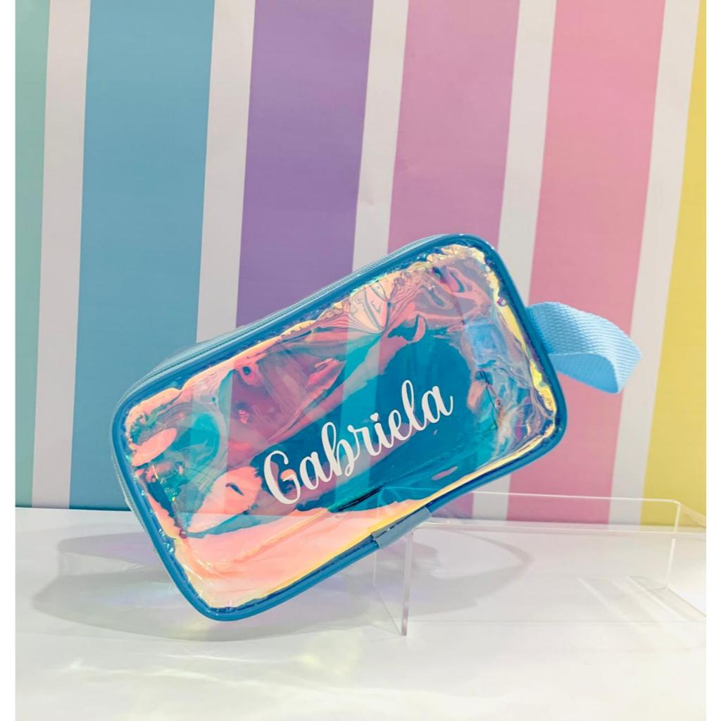 Estojo Holográgico Personalizado colorido para brindes e festas infantis lembrancinha furta cor Necessaire maquiagens Estojo Holográgico Personalizado colorido para brindes e festas infantis lembrancinha furta cor Necessaire maquiagens - Oferta na Shopee
