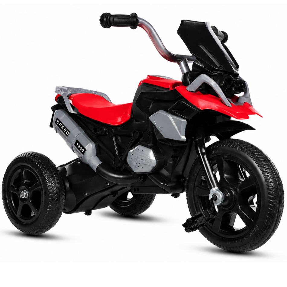 Triciclo Infantil Motoca de Passeio com Pedal 3 Rodas Mini Moto Brinquedo com Música Vermelho Triciclo Infantil Motoca de Passeio com Pedal 3 Rodas Mini Moto Brinquedo com Música Vermelho