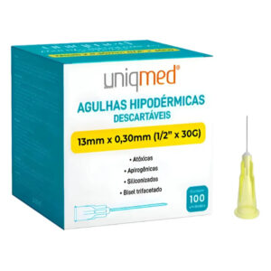 Agulha Hipodermica 30g 13x0