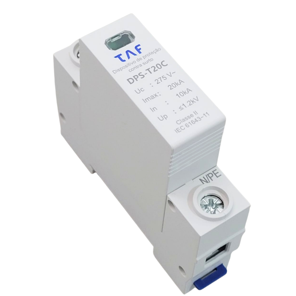 Dps – Dispositivo Prot. Surto Taf Classe Ii 20ka 275v Dps – Dispositivo Prot. Surto Taf Classe Ii 20ka 275v