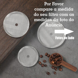 Filtro de Aço Cafeteira Prensa Francesa - Oferta na Shopee