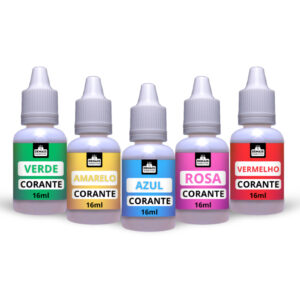 01 a 05 Corante Cosmético à base de Água 16 ML ( NÃO COMESTIVÉL ) - Oferta na Shopee