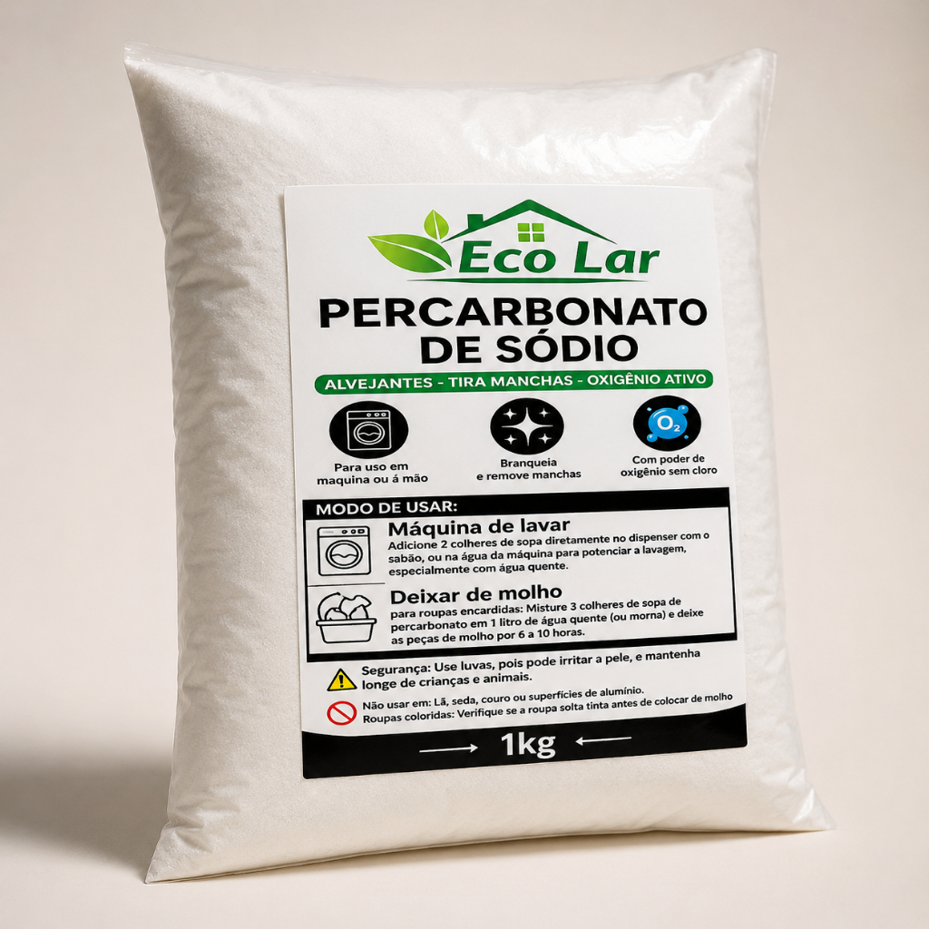 Percarbonato de Sódio Composto 1kg – Remove Manchas Difíceis Sem Cloro 100% Puro Percarbonato de Sódio Composto 1kg – Remove Manchas Difíceis Sem Cloro 100% Puro