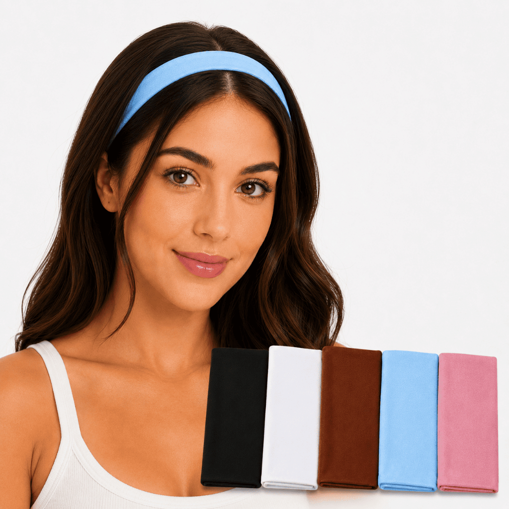 Faixa de Cabelo Feminina Kit Elástica Para Penteado Academia Maquiagem Cores Variadas Faixa de Cabelo Feminina Kit Elástica Para Penteado Academia Maquiagem Cores Variadas - Oferta na Shopee