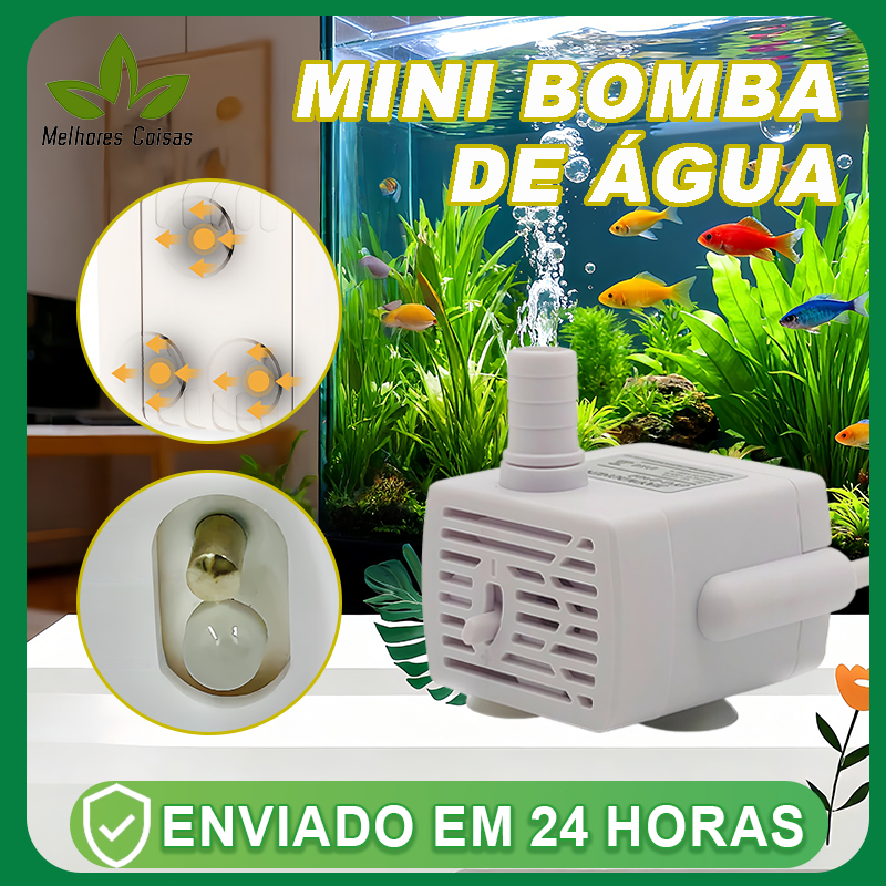 Mudo Bomba Submersa Bombinha Motor Para Aquário Fonte Água Bebedouro Pet 180L/H Bivolt Mudo Bomba Submersa Bombinha Motor Para Aquário Fonte Água Bebedouro Pet 180L/H Bivolt - Oferta na Shopee
