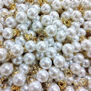 26- 180Pcs ( 8mm ) Pingente De Pérola Para Acessórios De Joias Manual jóias acessórios prego de ouvido pingente jóias - Oferta na Shopee