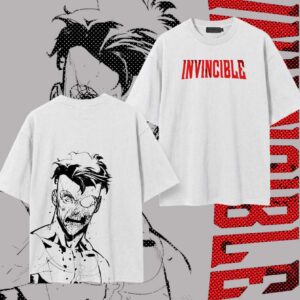 Camiseta Masculina Invicible Serie Animação Hq Quadrinhos Invencivel Mark Oversized Masculina - Oferta na Shopee