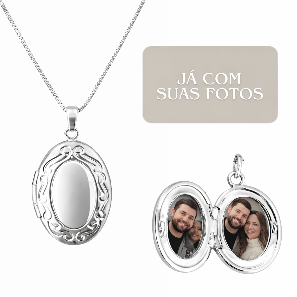 Colar Relicário Masculino Prata 925 Banhado Personalizado Foto Pingente Porta Retrato Colar Relicário Masculino Prata 925 Banhado Personalizado Foto Pingente Porta Retrato - Oferta na Shopee