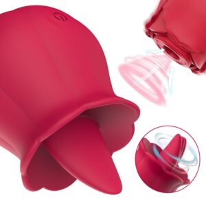 Sugador de Clitóris Recarregável Vibrador Feminino Rosa Estimulador Clitorniano 9 modos - Oferta na Shopee
