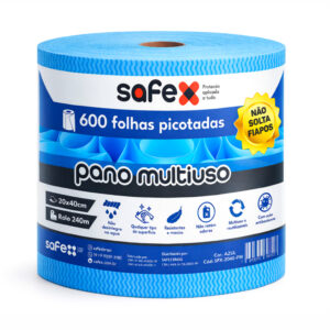 Rolo Pano Multiuso Azul Perfex 20x40cm - Super Absorvente e Reutilizável