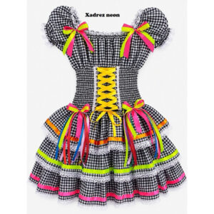 *VESTIDO CAIPIRA INFANTIL* - Oferta na Shopee